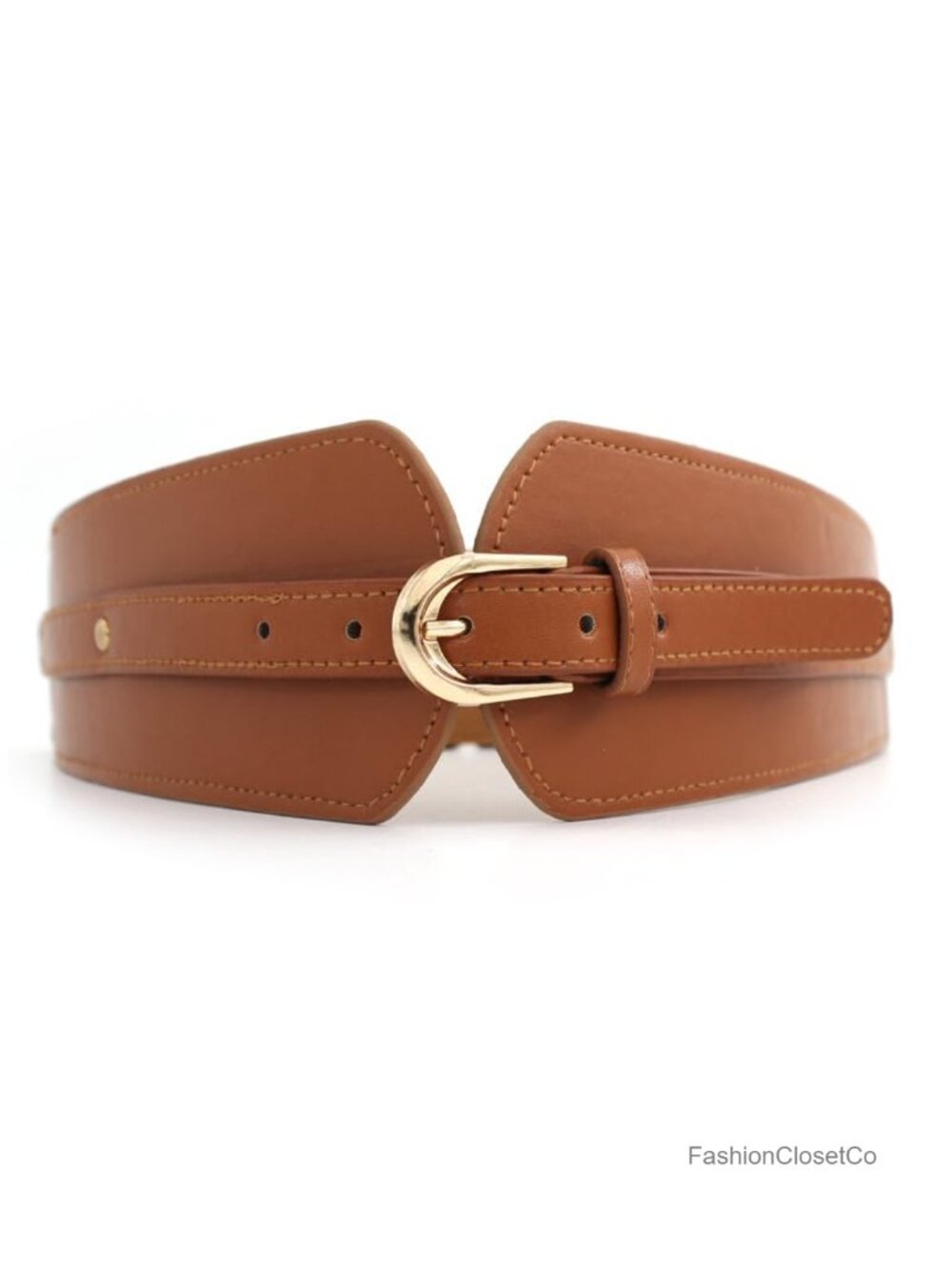PU Leather Cinch Belt Adjustable Waist Shaping Women's Accessory